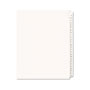 Avery Preprinted Legal Exhibit Side Tab Index Dividers, Allstate Style, 26-Tab, A to Z, 11 x 8.5, White, 1 Set