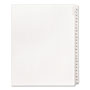 Avery Preprinted Legal Exhibit Side Tab Index Dividers, Allstate Style, 25-Tab, 76 to 100, 11 x 8.5, White, 1 Set