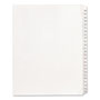 Avery Preprinted Legal Exhibit Side Tab Index Dividers, Allstate Style, 25-Tab, 126 to 150, 11 x 8.5, White, 1 Set