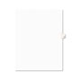 Avery Preprinted Legal Exhibit Side Tab Index Dividers, Avery Style, 10-Tab, 11, 11 x 8.5, White, 25/Pack