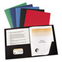 Avery Two-Pocket Folder, Prong Fastener, Letter, 1/2" Capacity, Dark Blue, 25/Box