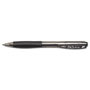 Bic BU3 Retractable Ballpoint Pen, Bold 1 mm, Black Ink/Barrel, Dozen