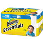 Bounty Essentials Select A Size Paper Towels, White, 12 Rolls, 104 Sheets Per Roll, 1248 Sheets Total