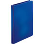 Business Source 35% Recycled Round Ring Binder, 1/2" Capacity, Blue