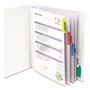 C-Line Sheet Protectors with Index Tabs, Assorted Color Tabs, 2", 11 x 8 1/2, 5/ST