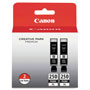 Canon 6432B004 (PGI-250XL) ChromaLife100+ High-Yield Ink, 500 Page-Yield, Black, 2/PK