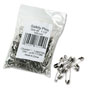 Charles Leonard Safety Pins, Nickel-Plated, Steel, 1.5" Length, 144/Pack