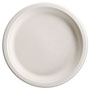 Chinet PaperPro Naturals Fiber Dinnerware, Plate, 10 1/2" Round Natural 125/PK 4 PK/CT