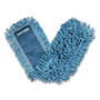 Coastwide Professional™ Looped-End Dust Mop Head, Cotton, 36 x 5, Blue