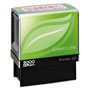Cosco Green Line Message Stamp, Posted, 1 1/2 x 9/16, Red