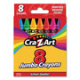 Cra-Z-Art® Jumbo Crayons, 8 Assorted Colors, 8/Pack