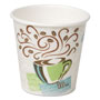 Dixie Hot Cups, Paper, 10oz, Coffee Dreams Design, 500/Carton