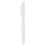 Dixie SmartStock Plastic Cutlery Refill, Knife, 6.3", Series-B Mediumweight, White, 40/Pack, 24 Packs/Carton