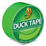 Duck® Colored Duct Tape, 3" Core, 1.88" x 15 yds, Neon Green
