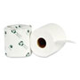 Eco Green® Recycled Two-Ply Standard Toilet Paper, Septic Safe, White, 4" Wide, 500 Sheets/Roll, 80 Rolls/Carton