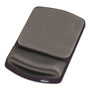 Fellowes Gel Mouse Pad with Wrist Rest, 6.25" x 10.12", Graphite/Platinum