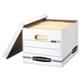 Fellowes STOR/FILE Basic-Duty Storage Boxes, Letter/Legal Files, 12" x 16.25" x 10.5", White, 20/Carton