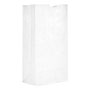 GEN #20 Paper Grocery Bag, 40lb White, Standard 8 1/4 x 5 5/16 x 16 1/8, 500 bags