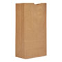 GEN Grocery Paper Bags, 20 lbs Capacity, #20, 8.25"w x 5.94"d x 16.13"h, Kraft, 500 Bags