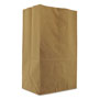 GEN Grocery Paper Bags, 57 lbs Capacity, 1/8 BBL, 10.13"w x 6.75"d x 14.38"h, Kraft, 500 Bags