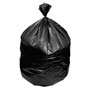 GEN Waste Can Liners, 60 gal, 1.2 mil, 38" x 58", Black, 100/Carton