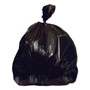 Heritage Bag Low-Density Repro Can Liner, 56 gal, 1.35 mil, 46 x 50, Black, 20/Roll, 5 Rolls/Carton