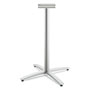 Hon Between Standing-Height X-Base for 42" Table Tops, Silver