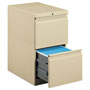 Hon Efficiencies Mobile File/File Pedestal, 15w x 22.88d x 28h, Putty