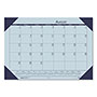 House Of Doolittle EcoTones Recycled Academic Desk Pad Calendar, 18.5 x 13, Orchid Sheets, Cordovan Corners, 12-Month (Aug-July): 2023-2024