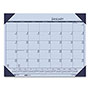 House Of Doolittle EcoTones Recycled Monthly Desk Pad Calendar, 22 x 17, Sunset Orchid Sheets, Cordovan Corners, 12-Month (Jan to Dec): 2024