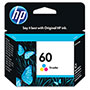 HP 60, (CC643WN) Tri-color Original Ink Cartridge