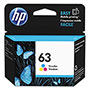 HP 63, (F6U61AN) Tri-Color Original Ink Cartridge