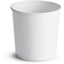 Huhtamaki Tall Paper Food Container, 16 OZ, White
