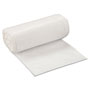 InteplastPitt Low-Density Commercial Can Liners, 16 gal, 0.5 mil, 24" x 32", White, 500/Carton
