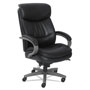 La-Z-Boy Woodbury Big and Tall Executive Chair, Supports up to 400 lbs., Black Seat/Black Back, Weathered Gray Base