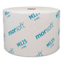 Morcon Paper Small Core Bath Tissue, Septic Safe, 1-Ply, White, 2500 Sheets/Roll, 24 Rolls/Carton