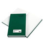 National Brand Emerald Series Account Book, Green Cover, 12.25 x 7.25 Sheets, 500 Sheets/Book