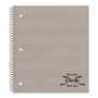 National Brand Single-Subject Wirebound Notebooks, Medium/College Rule, Randomly Assorted Kraft Covers, (80) 11 x 8.88 Sheets