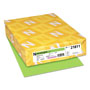 Neenah Paper Color Cardstock, 65 lb, 8.5 x 11, Martian Green, 250/Pack