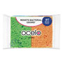 O-Cel-O™ Vibrant Color Sponges, 4.7 x 3, 0.6" Thick, Assorted Colors, 4/Pack