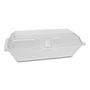 Pactiv Foam Hinged Lid Containers, Single Tab Lock Hoagie, 9.75 x 5 x 3.25, 1-Compartment, White, 560/Carton