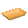 Pactiv Supermarket Trays, #4D, 1-Compartment, 8.63 x 6.56 x 1.27, Yellow, 400/Carton