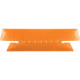 Pendaflex Hanging File Folder Tabs, 1/3 Tab, 3 1/2 Inch, Orange Tab/White Insert, 25/Pack