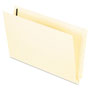Pendaflex Manila End Tab Expansion Folders with Two Fasteners, 11-pt., 2-Ply Straight Tabs, Legal Size, 50/Box