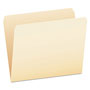 Pendaflex Manila File Folders, Straight Tab, Letter Size, 100/Box