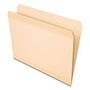 Pendaflex Poly Reinforced File Folder, Straight Tab, Letter Size, Manila, 24/Pack