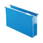 Pendaflex SureHook Reinforced Extra-Capacity Hanging Box File, Legal Size, 1/5-Cut Tab, Blue, 25/Box