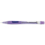 Pentel Quicker Clicker Mechanical Pencil, 0.7 mm, HB (#2.5), Black Lead, Transparent Violet Barrel
