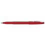 Pentel Rolling Writer Stick Roller Ball Pen, Medium 0.8mm, Red Ink/Barrel, Dozen