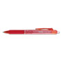 Pilot FriXion Clicker Erasable Retractable Gel Pen, 0.5mm, Red Ink/Barrel, Dozen